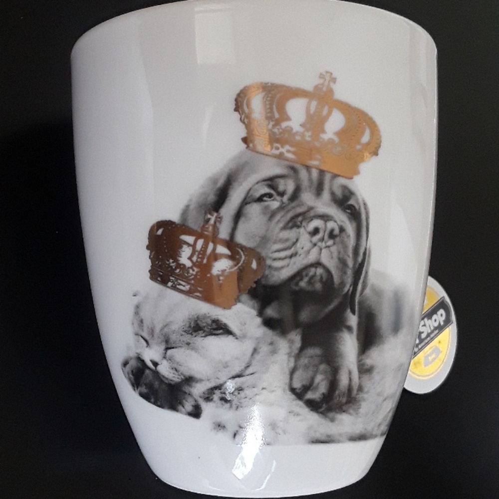 Cute Dog & Cat Coffee Mug